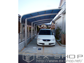 のカーポート レイナキャップポート 縦連棟　積雪〜20?対応 施工例