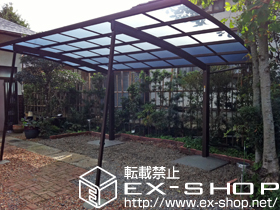 のカーポート レイナポート 積雪〜20cm対応＋着脱式サポート 2本入 施工例