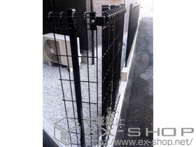 のフェンス・柵 ハイグリッドフェンスN8型 フリーポールタイプ 施工例