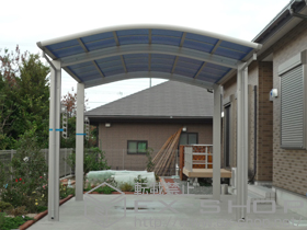 のカーポート レイナワンポートZ 積雪〜20?対応 施工例