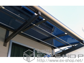 のバルコニー・ベランダ屋根 パワーアルファ L型 ルーフタイプ 単体 積雪〜30cm対応 施工例