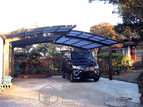 のカーポート カーブポートシグマIII 積雪〜30cm対応 施工例