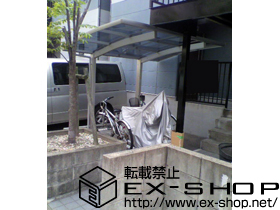 のサイクルポート・駐輪場 プレシオスポート ミニ 積雪〜20cm対応 施工例