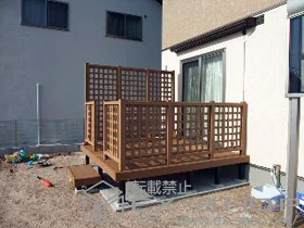 YKKAP�̃E�b�h�f�b�L ���E�b�h�f�b�L200 +���E�b�h�f�b�L�t�F���X1�^/�n�C�p�[�e�B�V���� �{�H��