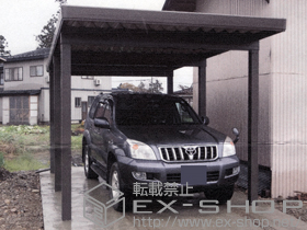 のカーポート テリオスポートIII 4500 6本柱　積雪〜150cm対応 施工例