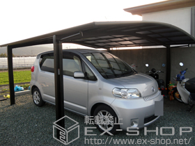 のカーポート カーブポートシグマIII ワイド 積雪〜30cm対応 施工例