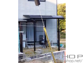 のテラス屋根 プレシオステラス R型 テラスタイプ 単体 積雪〜20cm対応 施工例