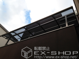 のバルコニー・ベランダ屋根 ライザーテラスII R型 屋根タイプ 単体 積雪〜20cm対応 施工例