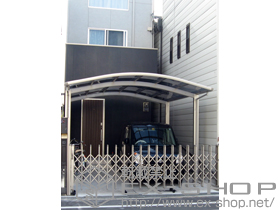 のカーポート レイナツインポート 積雪〜20?r対応 施工例