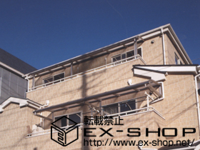 のバルコニー・ベランダ屋根 ヴェクターテラス R型 屋根タイプ 連棟 積雪〜20cm対応 施工例