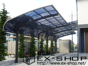 のカーポート テールポートシグマIII 縦連棟 積雪〜30cm対応 施工例