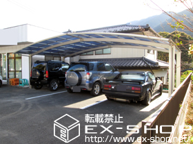 のカーポート レイナトリプルポート 積雪〜20cm対応 施工例