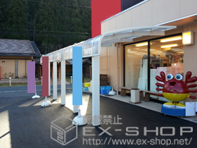 のカーポート レイナキャップポート50 縦連棟 積雪〜50cm対応 施工例