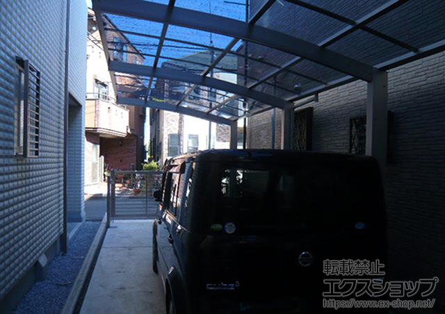 のカーポート レイナポート 縦連棟 積雪〜20cm対応 施工例