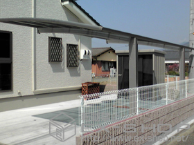 のカーポート レイナポート 積雪〜20cm対応+レイナポート用 着脱式サポート 標準・ハイルーフ兼用 施工例