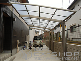 のカーポート カーブポートシグマIII 延長 積雪〜30cm対応 施工例