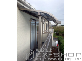 のバルコニー・ベランダ屋根 ライザーテラスII R型 屋根タイプ 単体 積雪〜20cm対応 施工例