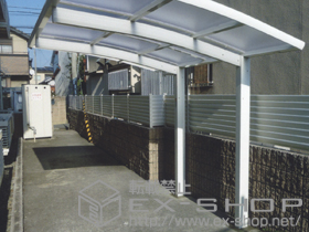 のサイクルポート・駐輪場 レイナポート ミニ 積雪〜20?対応 施工例