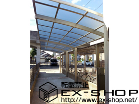 のカーポート レイナポート 縦連棟　積雪〜20cm対応 施工例