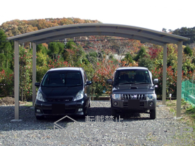 のカーポート レイナツインポート 積雪〜20cm対応 施工例