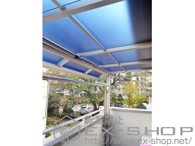 のテラス屋根 プレシオステラス R型 屋根タイプ 単体 積雪〜20cm対応 施工例