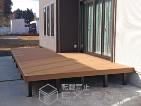 のウッドデッキ リウッドデッキ200 異型 施工例