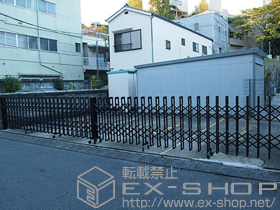 のカーゲート トリップゲート イノーバH ノンレール 両開き 施工例