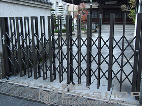 のカーゲート アルシャインII H型 Aタイプ ノンレール片開き 施工例