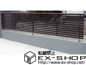 のフェンス・柵 ライフモダンII B3型フェンス 複合色 施工例