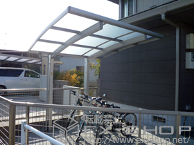 のサイクルポート・駐輪場 レイナポート ミニ 積雪〜20cm対応 施工例