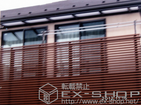 のバルコニー・ベランダ屋根 パワーアルファ F型 ルーフタイプ 単体 積雪〜30cm対応 施工例