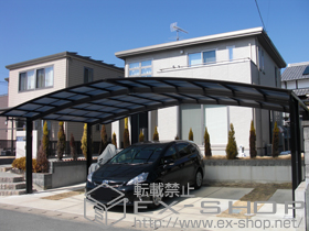 のカーポート レイナトリプルポート 積雪〜20cm対応 施工例