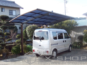 のカーポート プレシオスポート 単体 積雪〜20cm対応 施工例