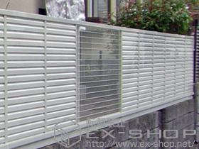 のフェンス・柵 プレリオR13型フェンス フリーポールタイプ 施工例