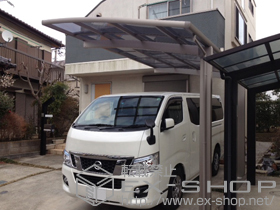 のカーポート カーブポートシグマIII 積雪〜30cm対応 施工例