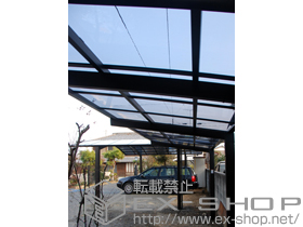 のサイクルポート・駐輪場 メジャーポートII Fタイプ ミニ 延長 積雪〜20cm対応 施工例