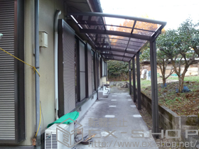 のサイクルポート・駐輪場 カーブポートシグマIII ミニ 縦連棟　積雪〜20cm対応 施工例