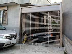 のガレージシャッター シャッターゲート FX1型 電動式 施工例