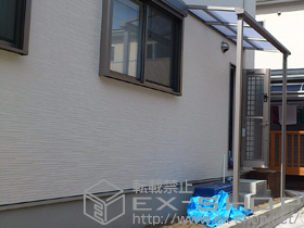 のテラス屋根 ライザーテラスII F型 テラスタイプ 単体 積雪〜20cm対応 施工例