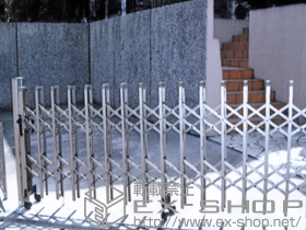 のカーゲート トリップゲート 傾斜地専用型 ノンレール 片開き30S 施工例