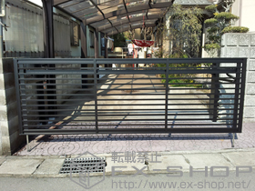 のカーゲート オーバードアS1型 手動式 施工例