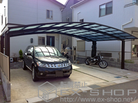 のカーポート レイナトリプルポート 積雪〜20ｃｍ対応 施工例