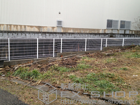 のフェンス・柵 メッシュフェンスG10-R 施工例