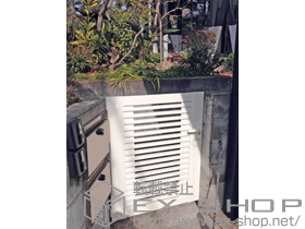 の門扉 シャレオR9型門扉 片開き 埋込使用 施工例