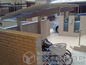 のサイクルポート・駐輪場 レイナポートグランミニ 積雪〜20cm対応 施工例