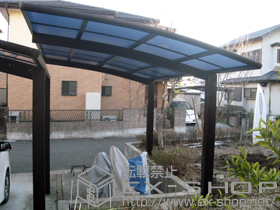 のカーポート レイナポートZ 積雪〜20cm対応＋屋根ふき材補強部品 施工例