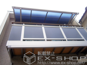 のバルコニー・ベランダ屋根 ヴェクター R型 ルーフタイプ 単体 積雪〜20cm対応 施工例