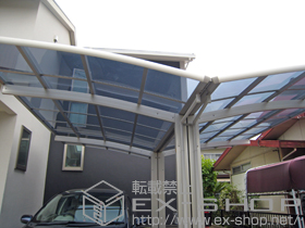 のカーポート レイナポート Y合掌 積雪〜20cm対応 施工例