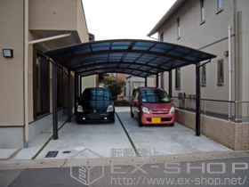 のカーポート レイナツインポート 縦連棟 積雪〜20cm対応 施工例