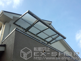 のバルコニー・ベランダ屋根 パワーアルファ L型 ルーフタイプ 単体 積雪〜30cm対応 施工例